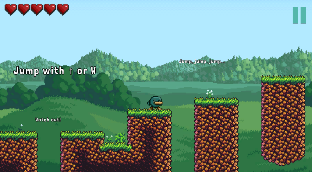 CyraFall Screenshot - Jumping platforms